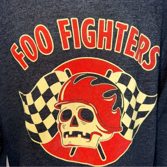 Foo Fighters Zip-Up Hoodie Charcoal Gray - Picture 5 of 8